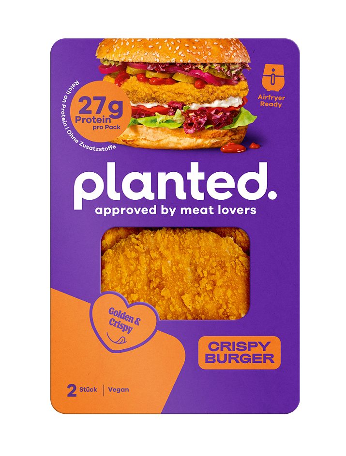 planted crispy burger 180 G