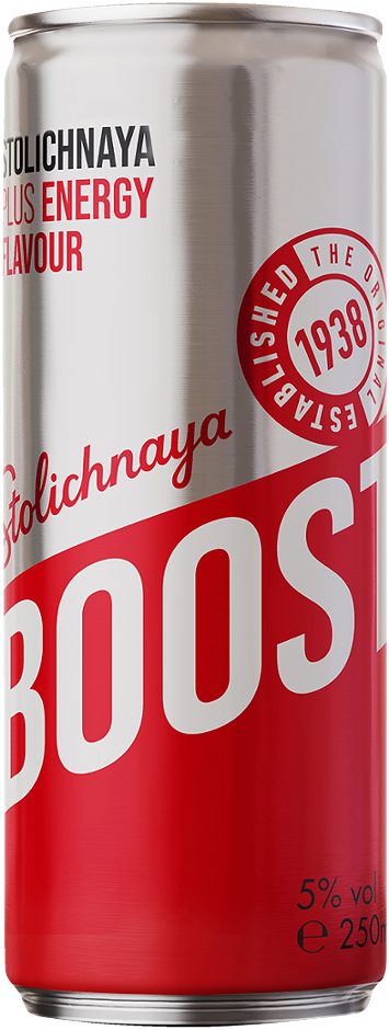 Stolichnaya Boost Plus Energy Flavour 250 ML EINWEG mit Pfand