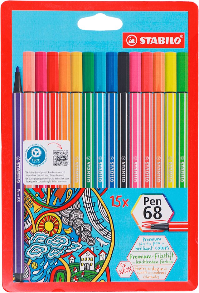 STABILO Fasermaler 15 Farben