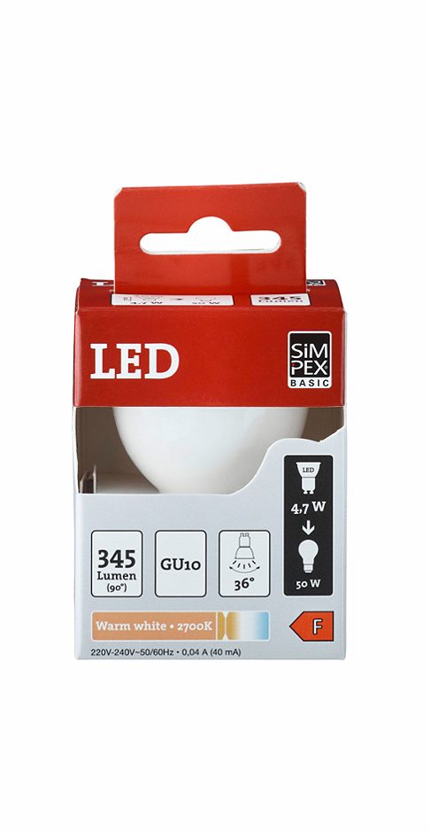 SIMPEX BASIC LED Lampe GU10 50W