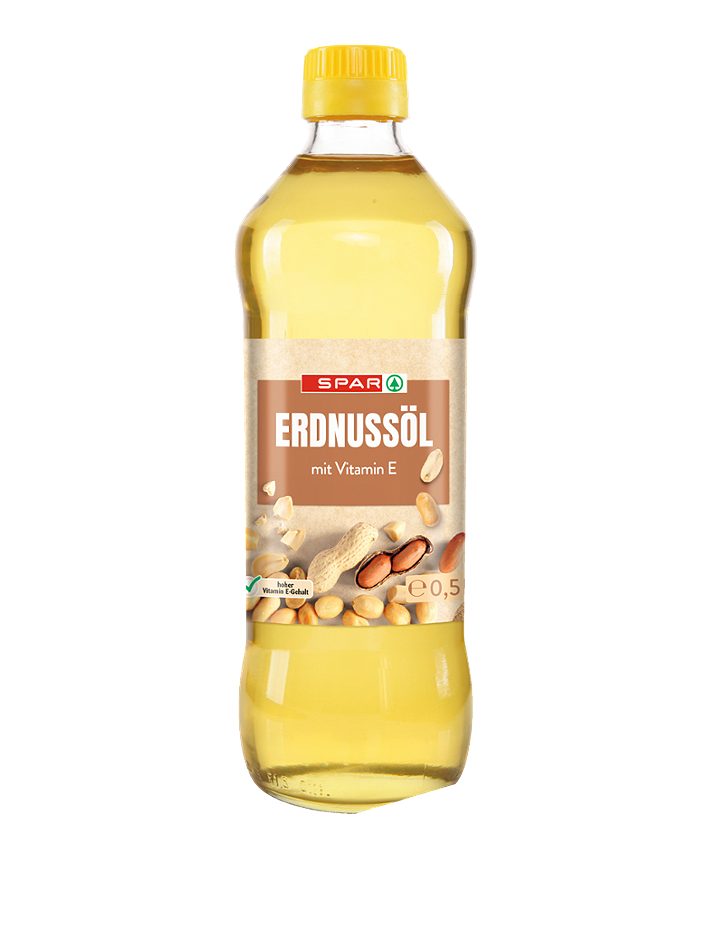 SPAR Erdnussöl mit Vitamin E 0,5 L