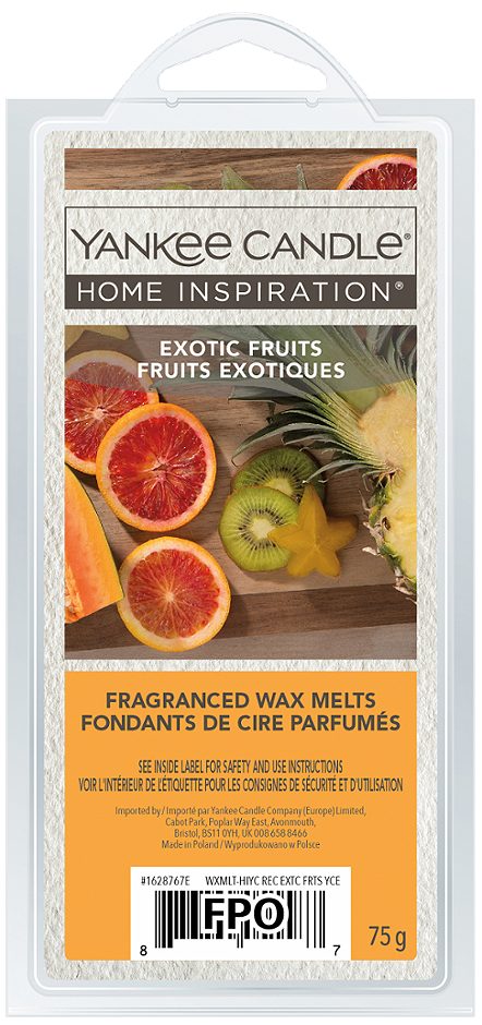 Yankee Candle Home Inspirations Yankee Wax Melt Exotic Fruits