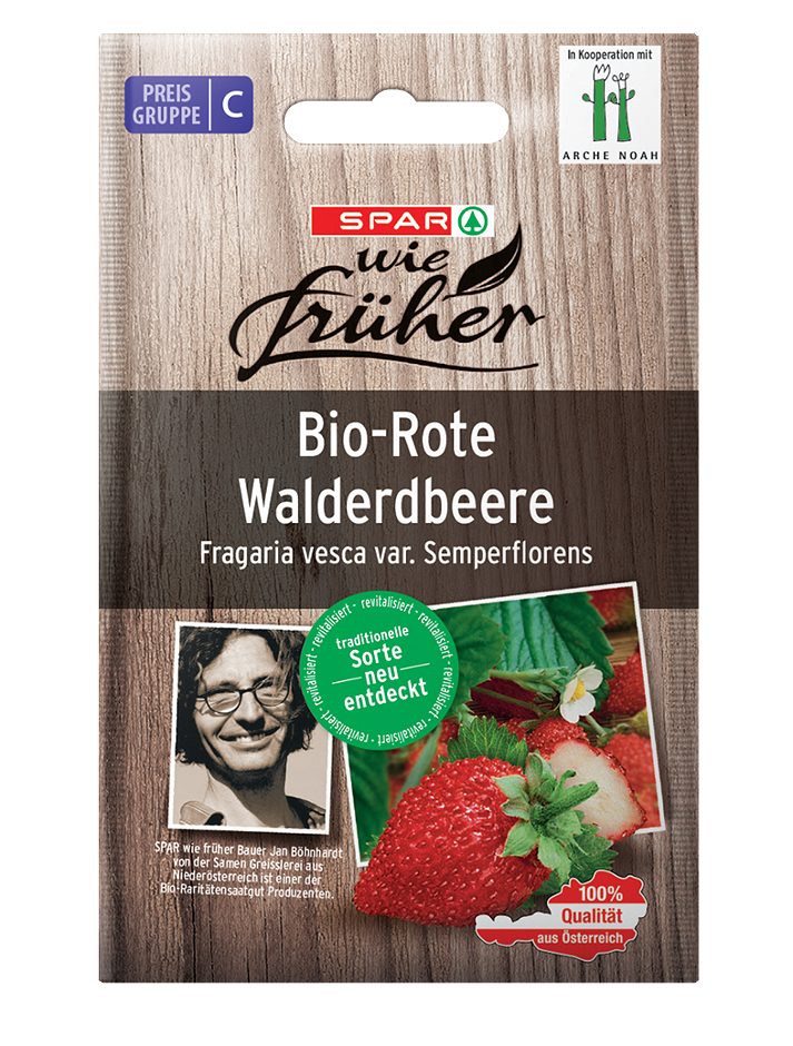 SPAR wie früher Saatgut Bio-Walderdbeere Rügen