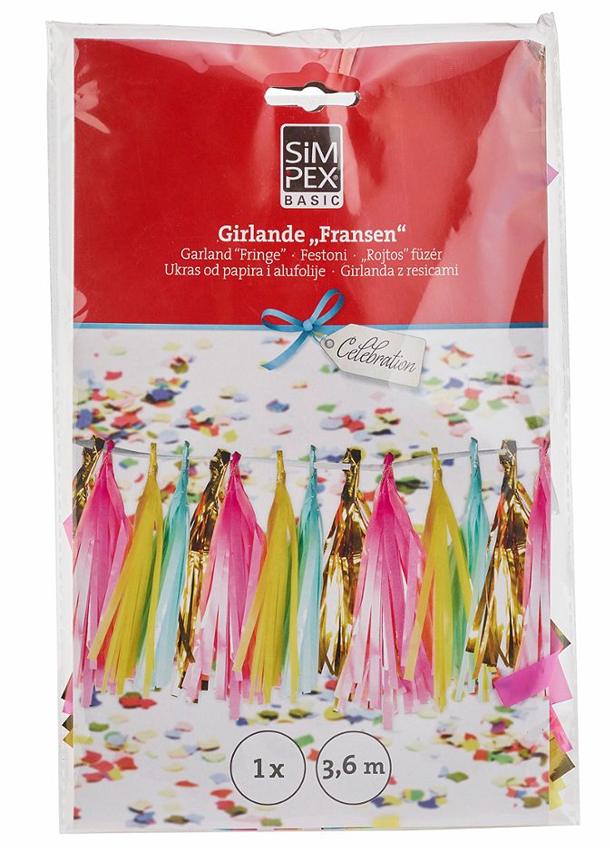 SIMPEX BASIC Celebration Fransengirlande