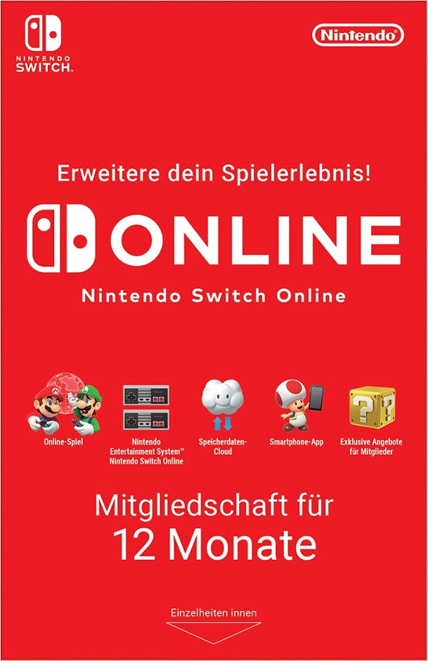 Nintendo Switch Abo 12 Monate