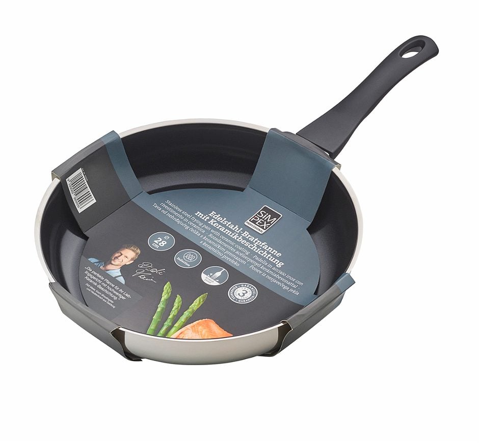 SIMPEX PROFESSIONAL Bratpfanne mit Keramikbeschichtung 28 cm