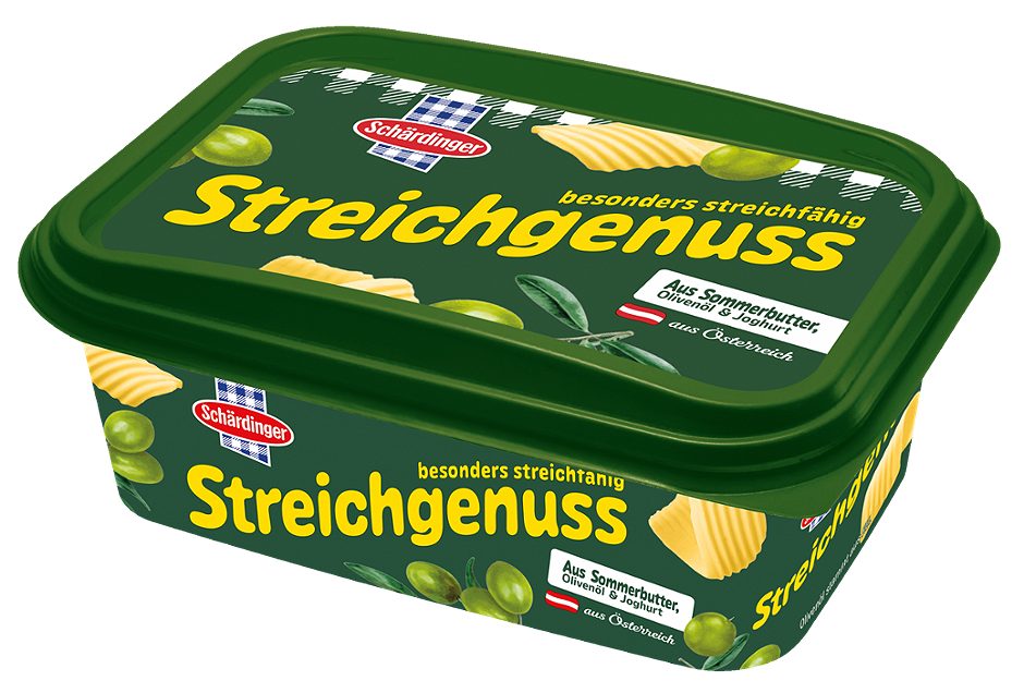 Schärdinger Streichgenuss Feinste Butter mit Olivenöl & Joghurt 200 G