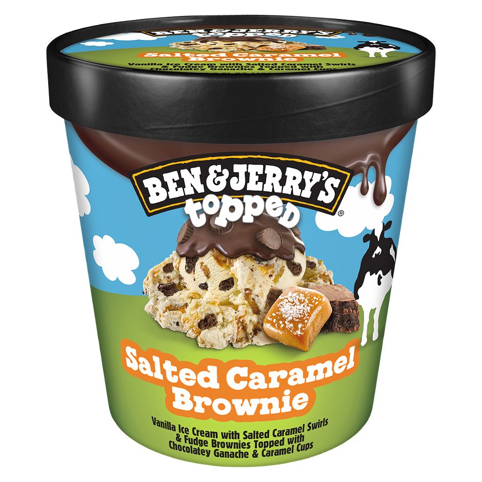 Ben & Jerry's Topped Salted Caramel Brownie 438 ML