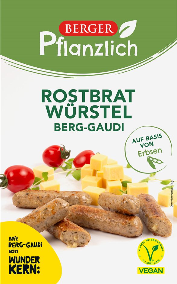 Berger Pflanzliche Rostbratwürstel Berg-Gaudi 192 G