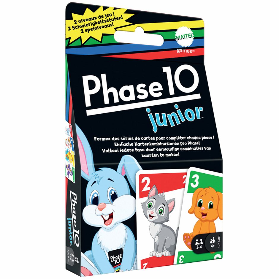 Mattel Games Phase 10 Junior