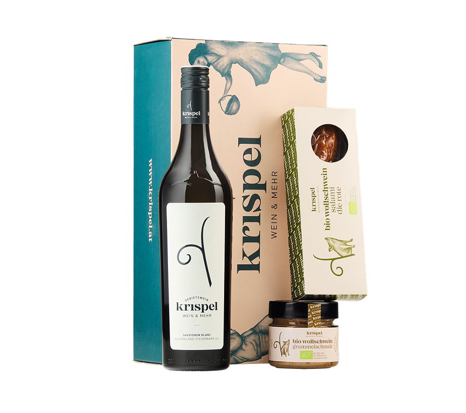 Krispel Genusspaket Wein & Schwein 0,75 L