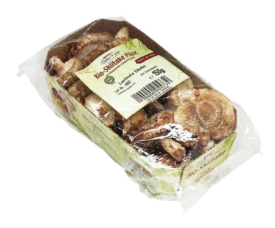 SPAR Natur*pur ASIA Bio-Shiitake Pilze 150 G