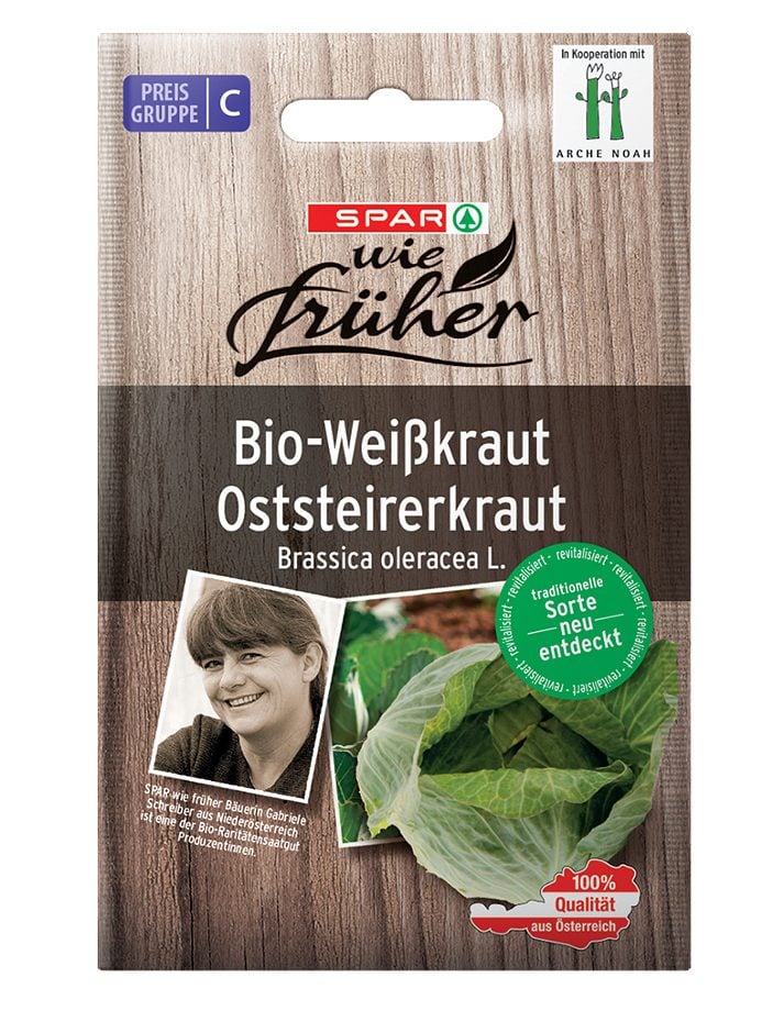 SPAR wie früher Saatgut Bio-Weißkraut Oststeirerkraut