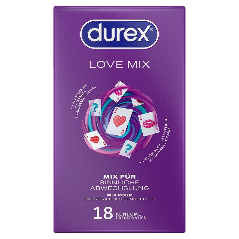 Durex Kondome Love Mix 18 Stück