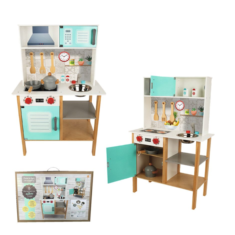 Kinderspielküche aus Holz