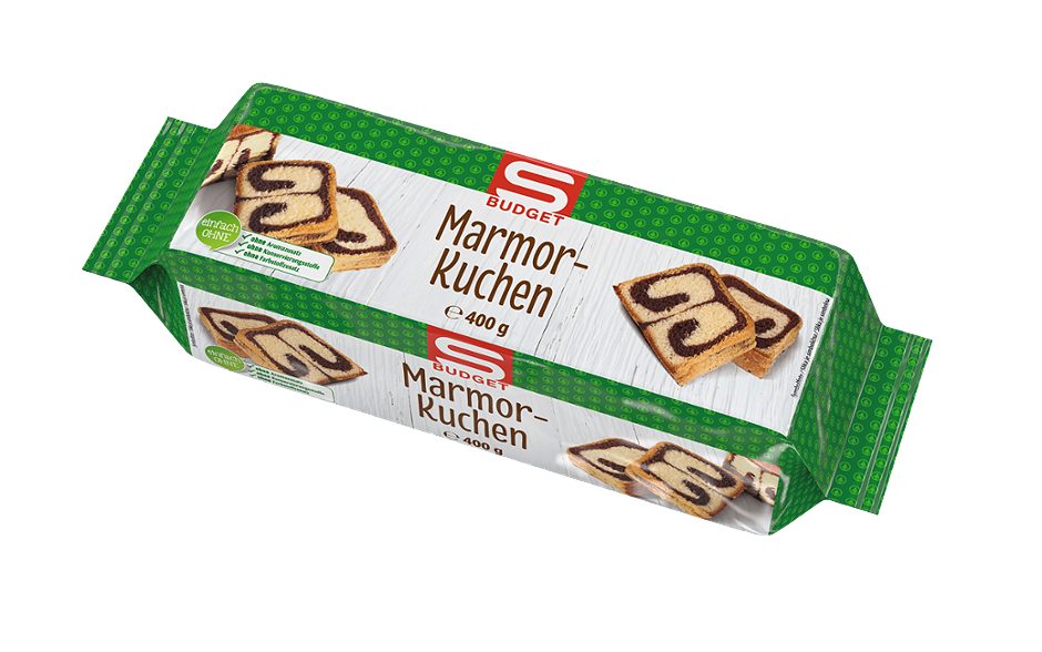 S-BUDGET Marmor-Kuchen 400 G