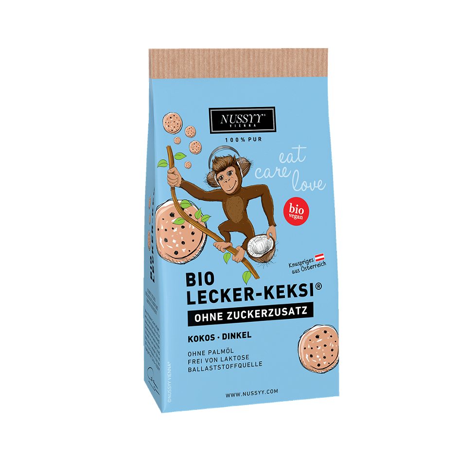 Nussyy Bio Lecker-Keksi Kokos-Dinkel 115 G