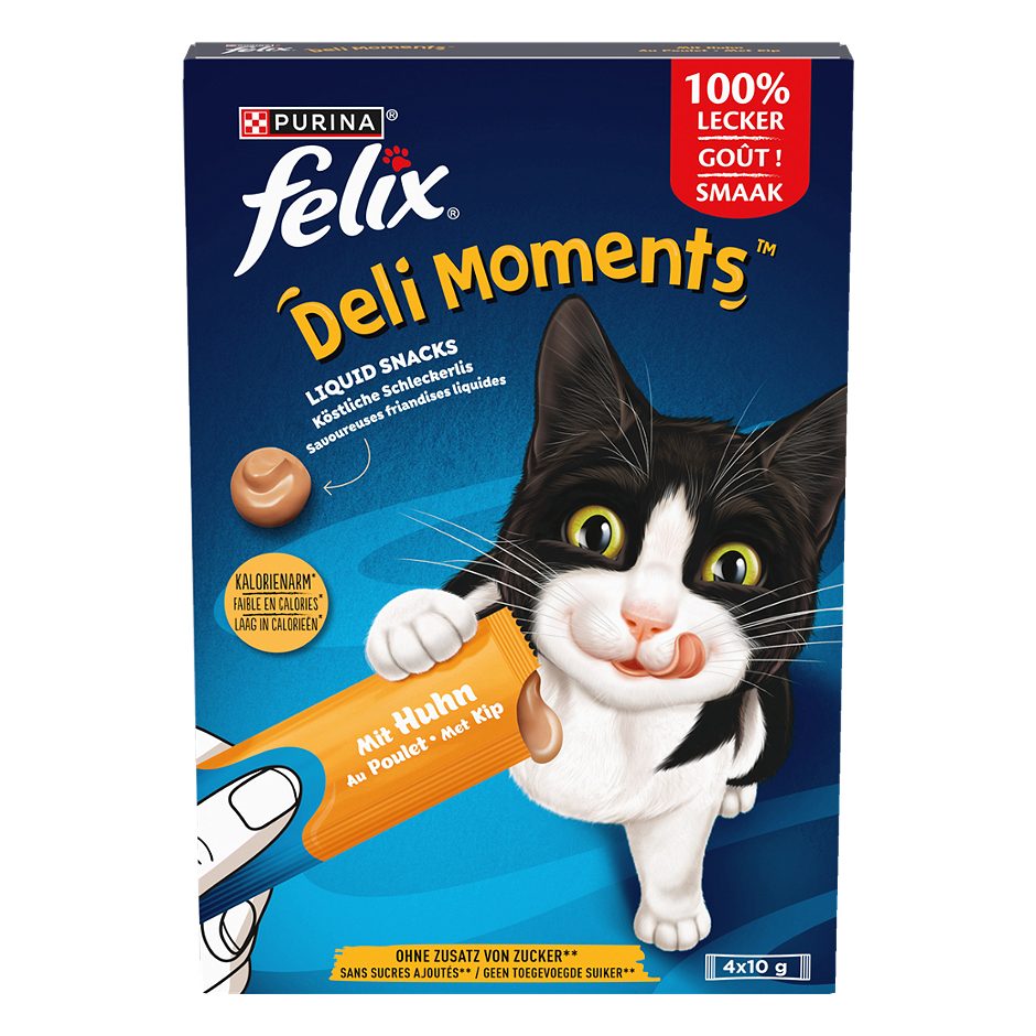 Felix Liquid Snack mit Huhn 4x10g 40 G