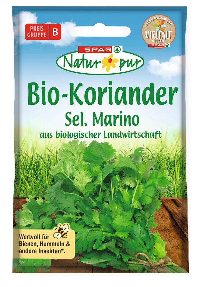 SPAR Natur*pur Saatgut Bio-Koriander – Sel. Marino