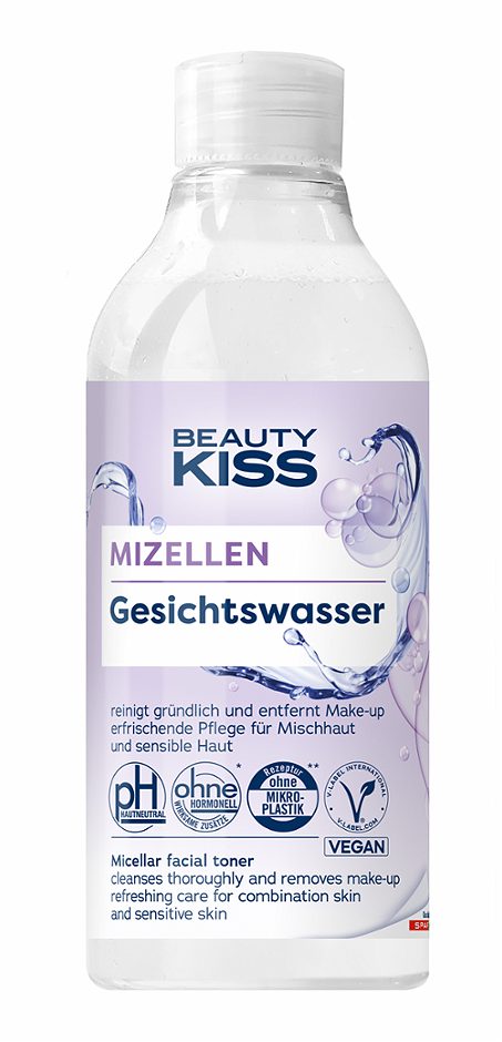 BEAUTY KISS Gesichtswasser Mizellen 400ml