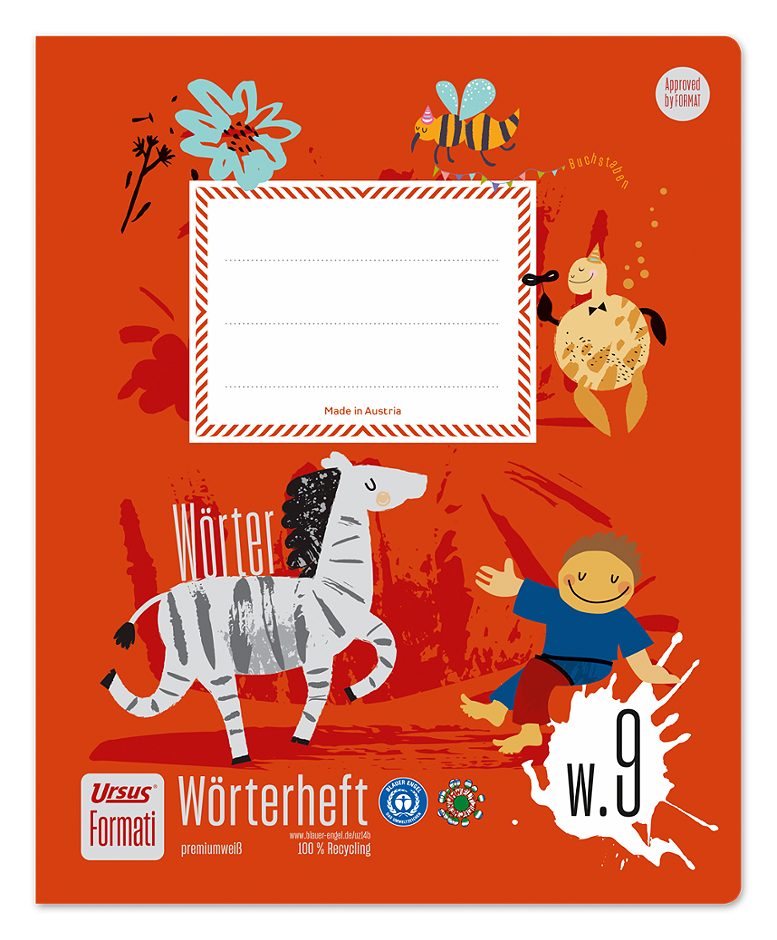 Formati W.9 Wörterheft Quart 20 Blatt