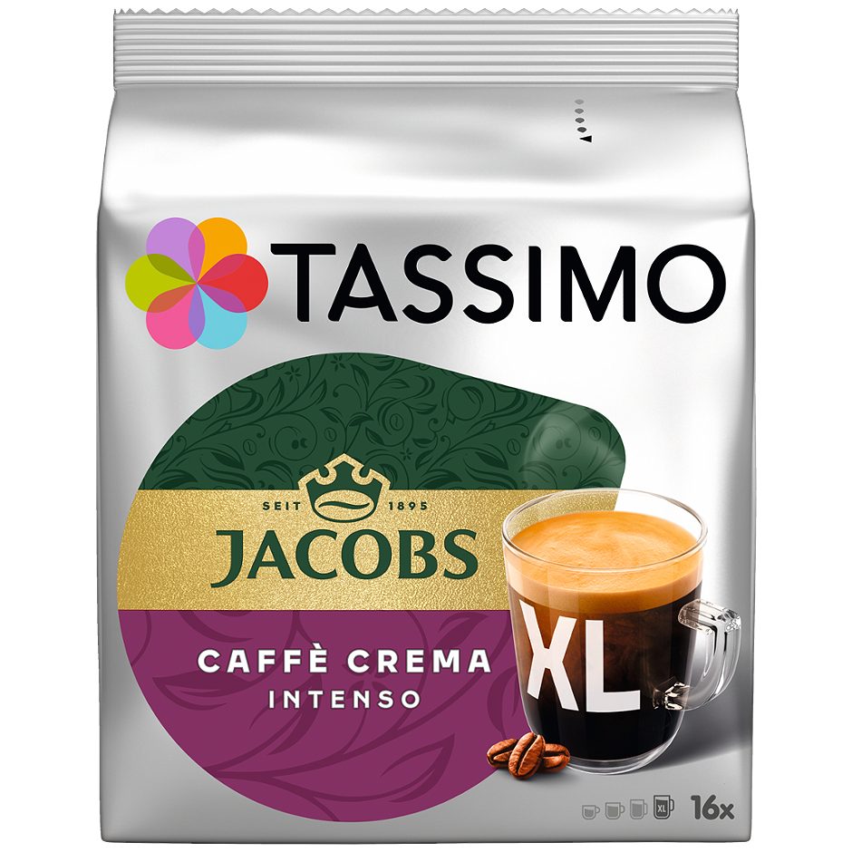 Tassimo Jacobs Caffé Crema Intenso XL 16 Kapseln 16 STK