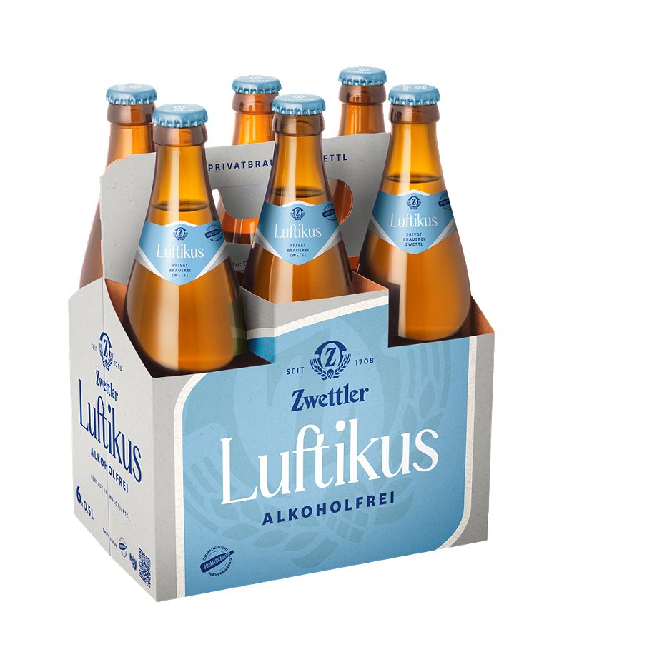 Zwettler Luftikus alkoholfrei 6x0,5l 3.000 ML MEHRWEG