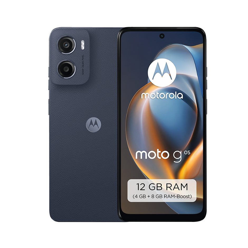 Motorola Smartphone Moto g05 128 GB Denim Blau