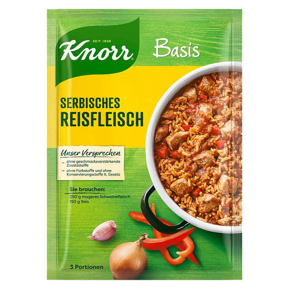 Knorr Basis Serbisches Reisfleisch