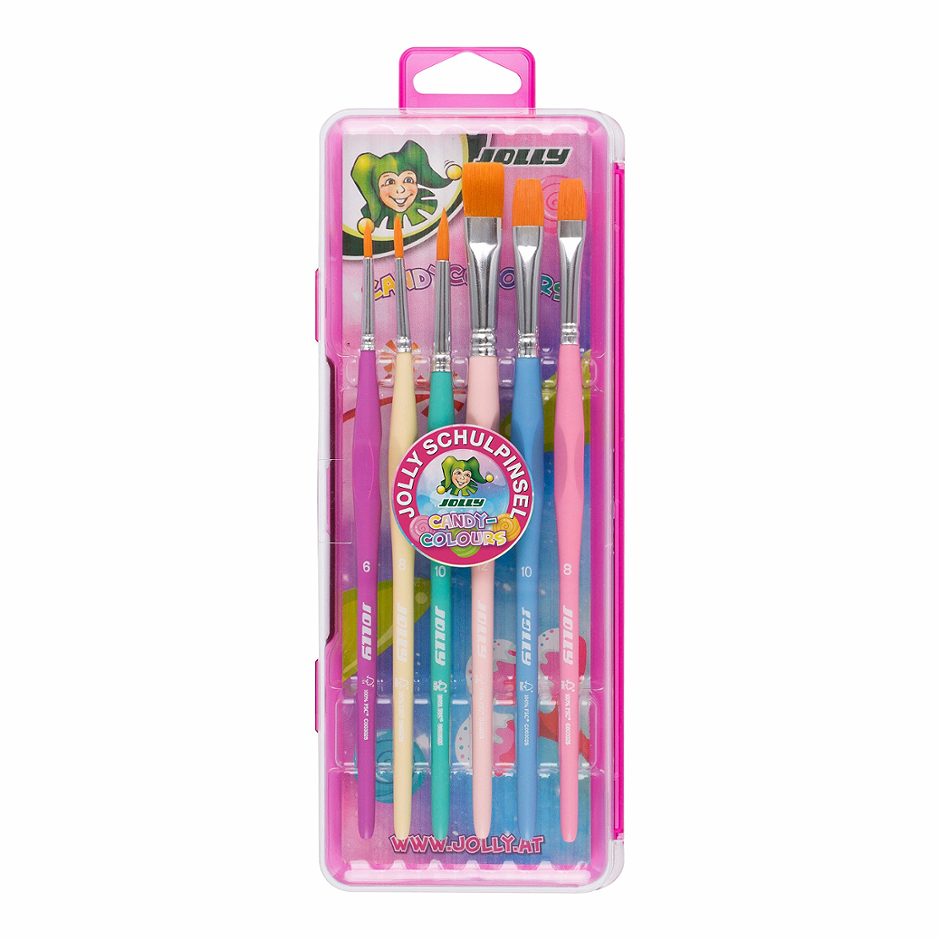 Jolly Pinselset Dreikant Pastell 6er
