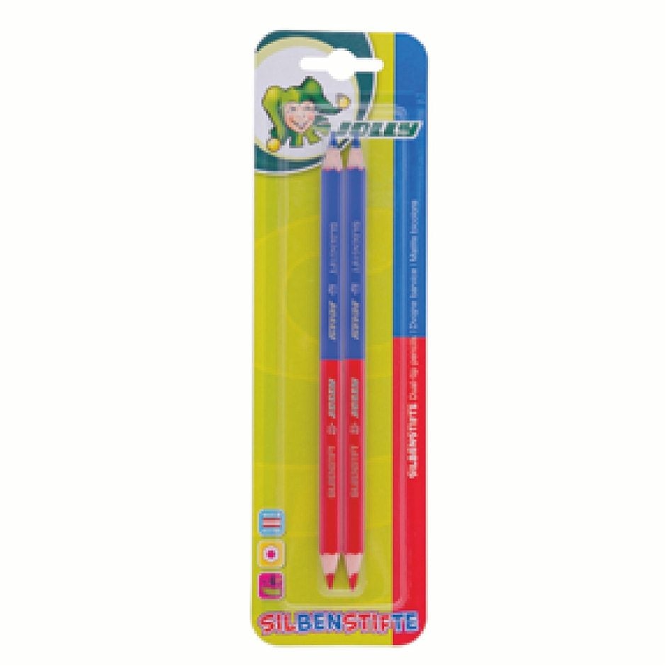 Jolly Silbenstifte Silbenstift Rot-blau 2 Stifte