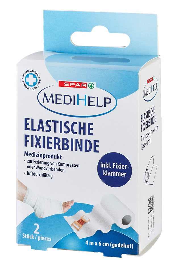 SPAR MediHelp Elastische Fixierbinde 2 Stück