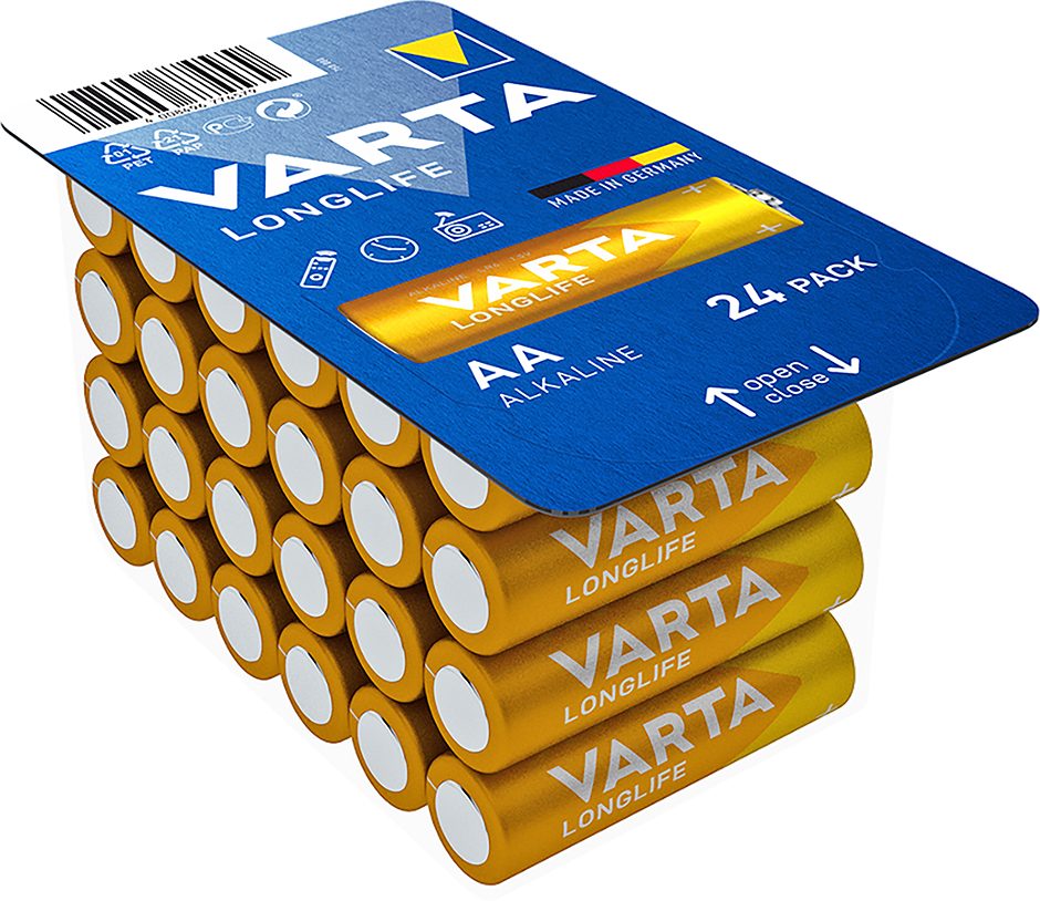 Varta Longlife Batterien Longlife AA 24 Stück