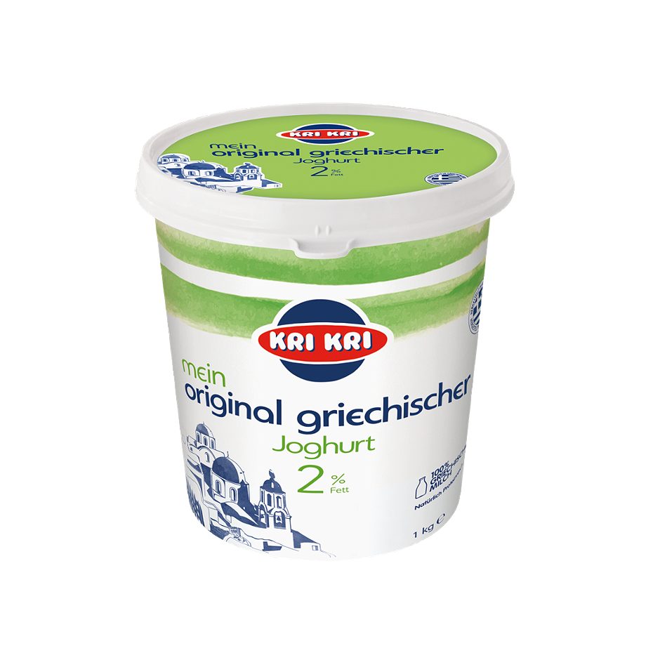 Kri Kri griechischer Naturjoghurt 2% Fett 1 KG