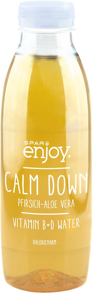SPAR enjoy Calm Down Pfirsich - Aloe Vera 0,5 L EINWEG mit Pfand