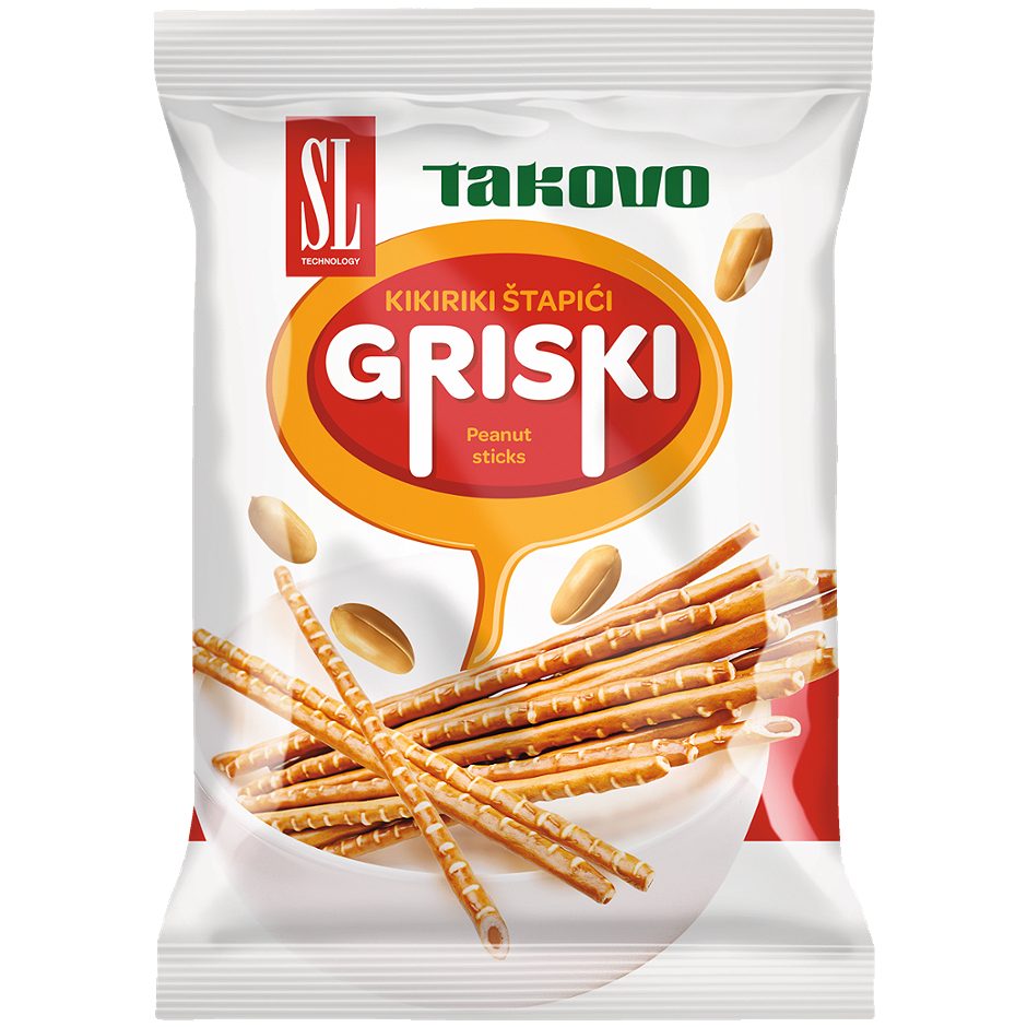 Takovo Salzstangen mit Erdnussfüllung 150g 150 G