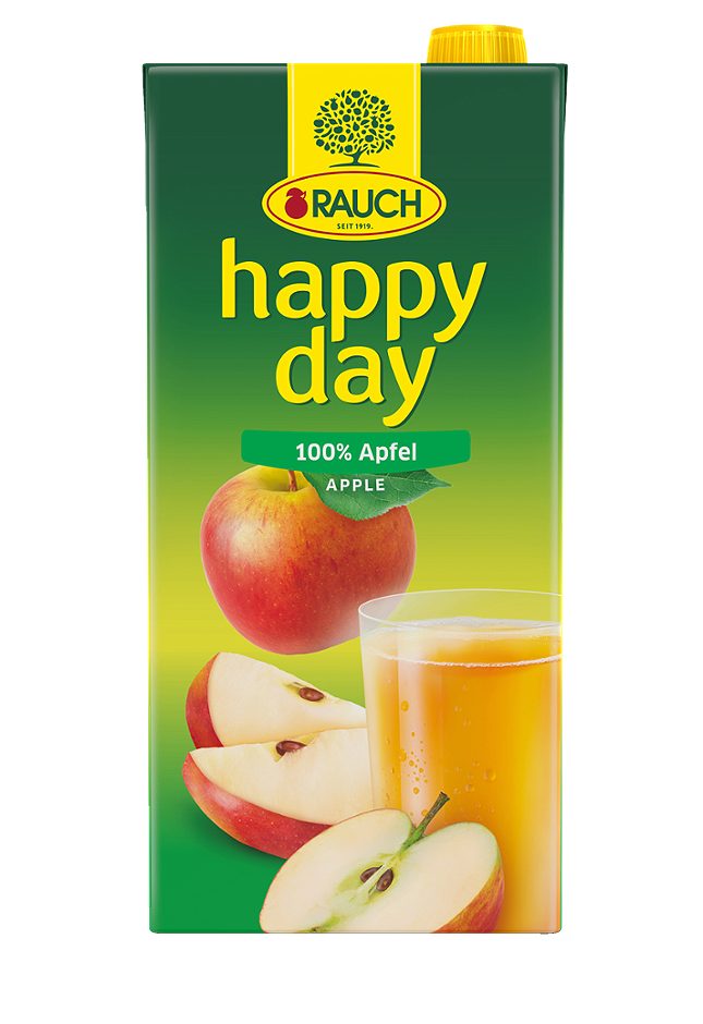 Rauch Happy Day 100% Apfelsaft 2 L EINWEG ohne Pfand