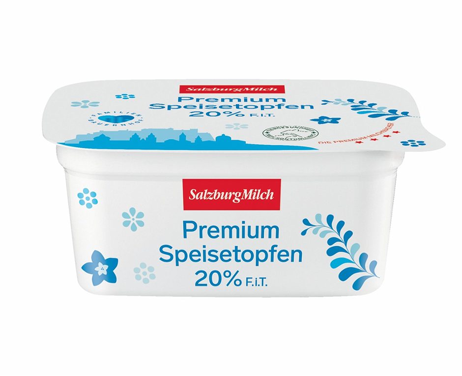 SalzburgMilch Premium Speisetopfen 20% F.i.T. 250 G EINWEG ohne Pfand