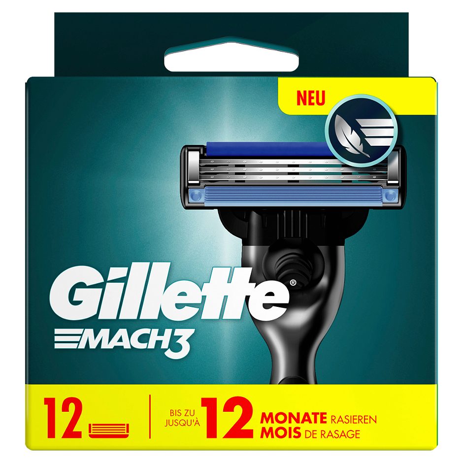 Gillette Mach3 Rasierklingen 12 Stück