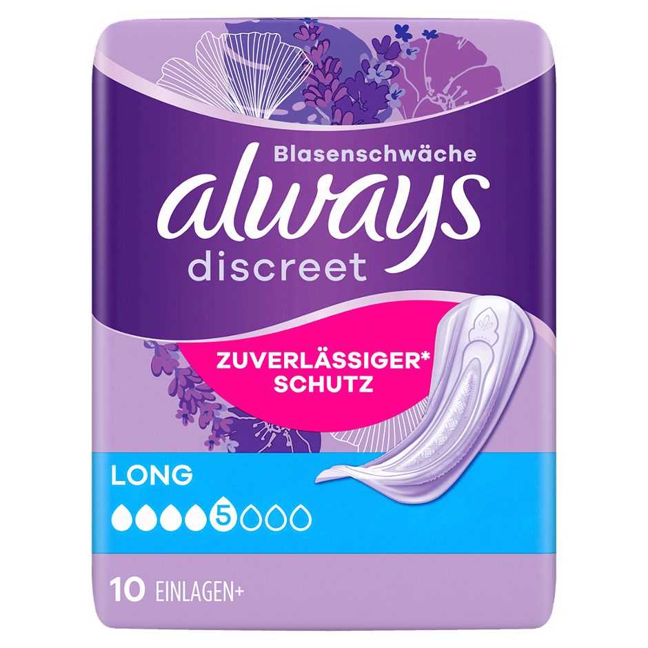 Always discreet Slipeinlagen Long 24 Stück