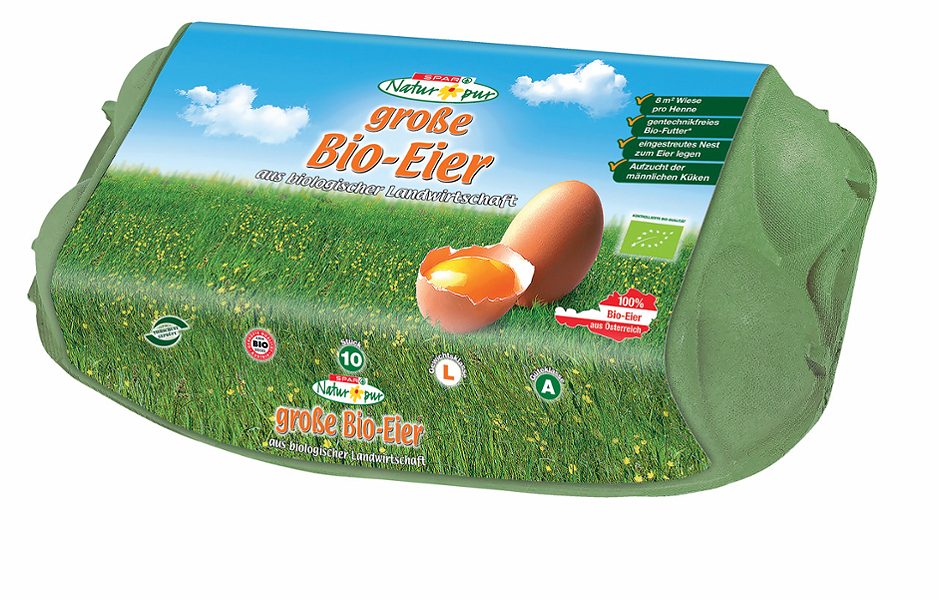 SPAR Natur*pur Bio-Eier Gewichtsklasse L 10 Stück 10 STK