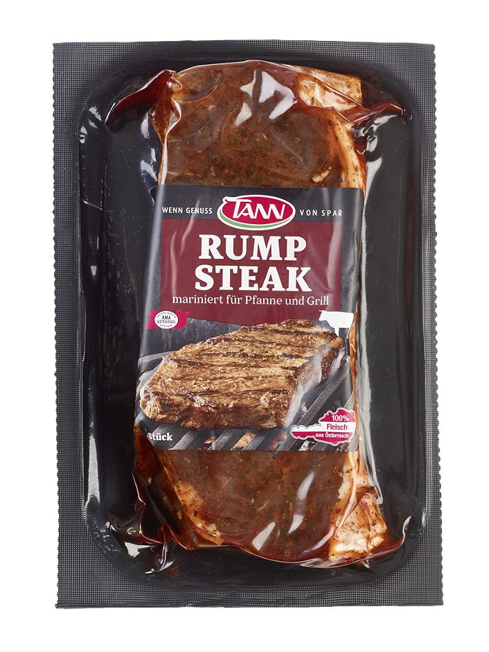 TANN Rinder-Rumpsteak mariniert 1 KG