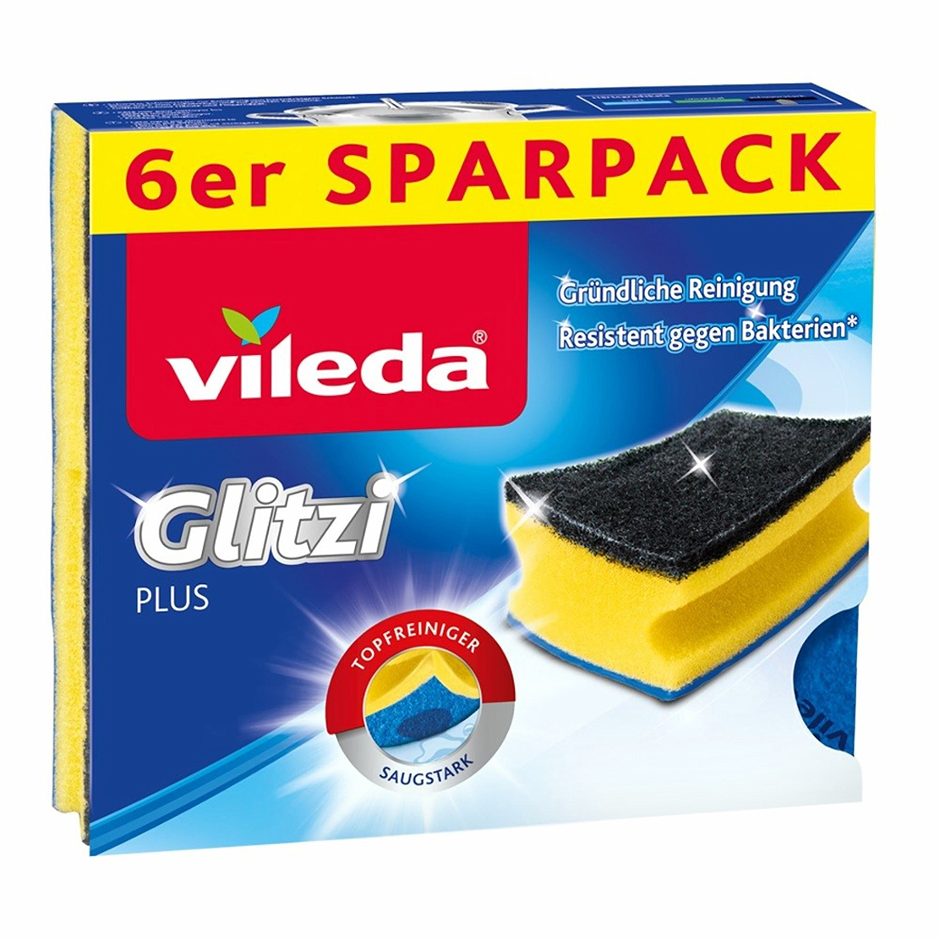 Vileda Glitzi Topfreiniger Sparpack 6 Stück