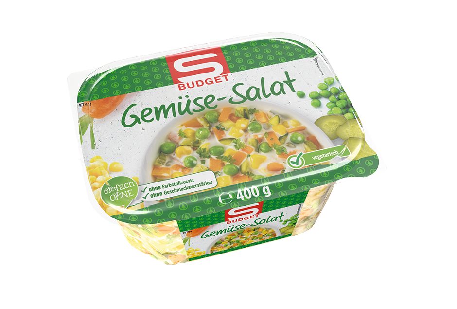 S-BUDGET Gemüse-Salat 400 G