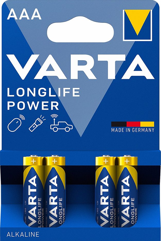 Varta Longlife Power Batterien AAA 4 Stück