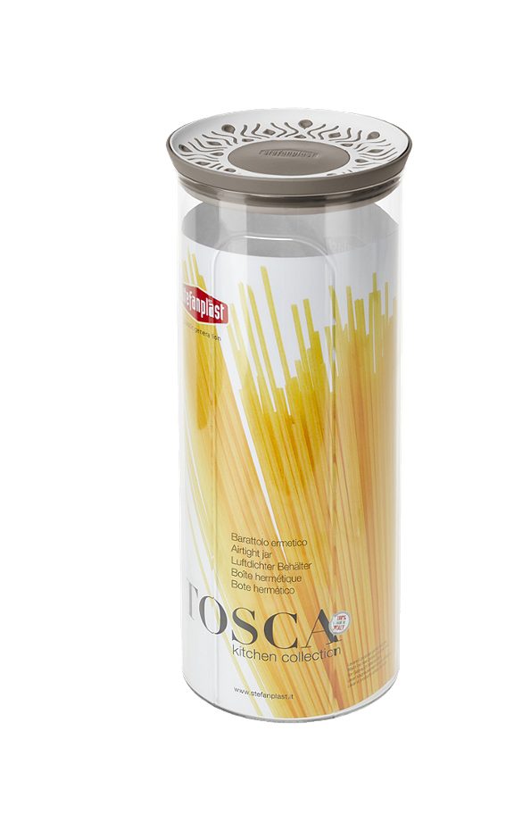 Tosca Vorratsdose rund 2,2L Braun