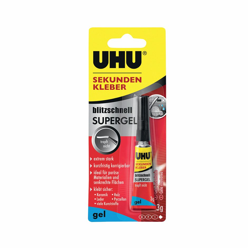 UHU Sekundenkleber SUPERGEL 3g