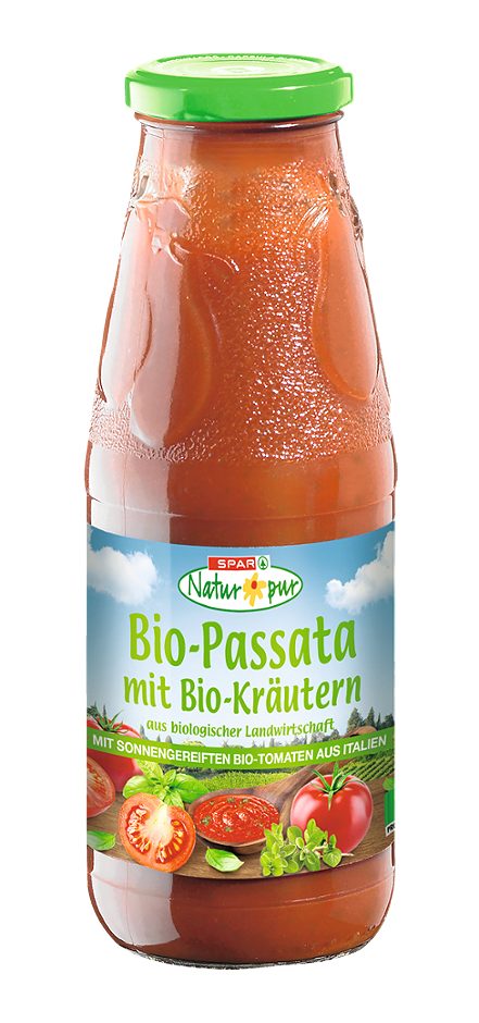 SPAR Natur*pur Bio-Passata mit Bio-Kräutern 680 G