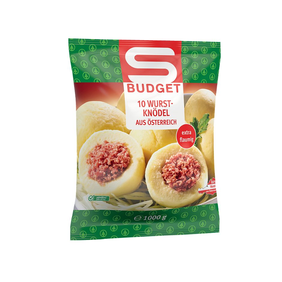S-BUDGET Wurstknödel 10 Stück 1 KG