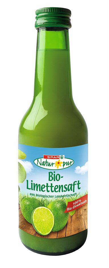 SPAR Natur*pur Bio-Limettensaft 250 ML
